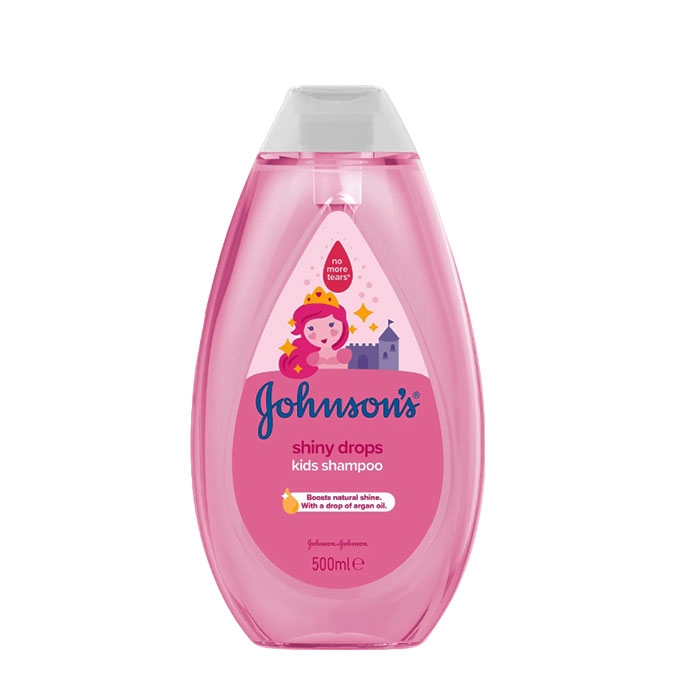 ДЖОНСЪНС ШАЙНИ ДРОПС ДЕТСКИ ШАМПОАН ЗА БЛЯСЪК 500 мл / JOHNSON &amp; JOHNSON SHINY DROPS KIDS SHAMPOO