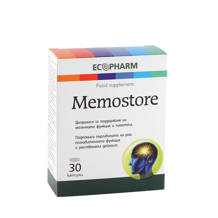 МЕМОСТОР капсули 30 броя / ECOPHARM GROUP MEMOSTORE