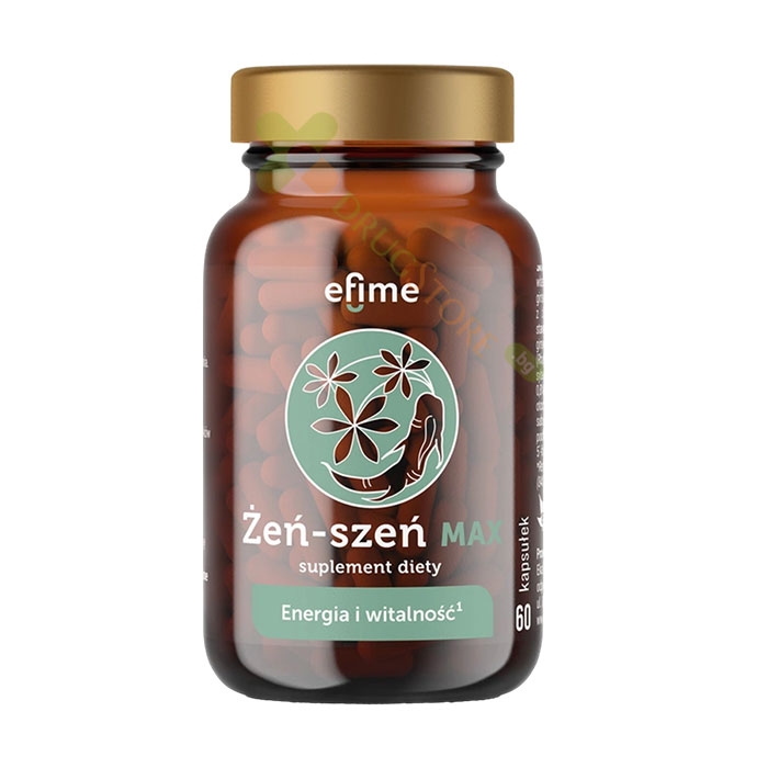 ЕФИМЕ ЖЕН-ШЕН МАКС капсули 60 броя / EKAMEDICA EFIME GINSENF FORMULA MAX