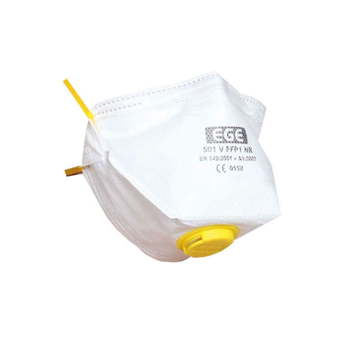 ПРЕДПАЗНА МАСКА С КЛАПАН EGE 501 V FFP1 NR 1 брой / EGE MASKE 501 V FFP1 NR DISPOSABLE RESPIRATOR 1