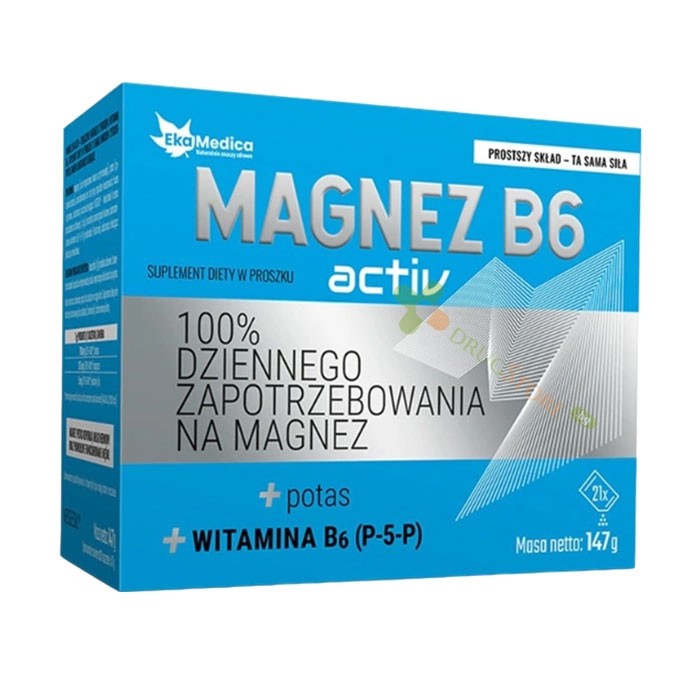 МАГНЕ B6 АКТИВ саше 21 броя / EKAMEDICA MAGNEZ B6 ACTIVE