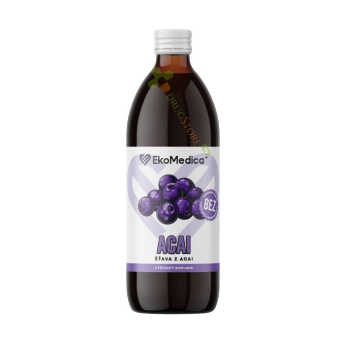 СИРОП OT АКАЙ 500 мл / EKO MEDICA ACAI BERRY SYRUP