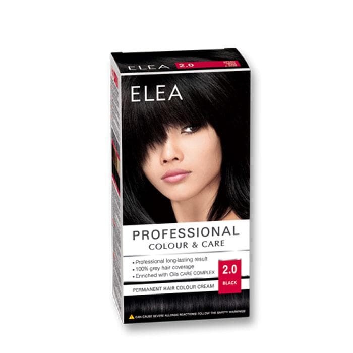 ЕЛЕА БОЯ ЗА КОСА 2.0 ЧЕРЕН / PROFESSIONAL COLOUR &amp; CARE 2.0 BLACK