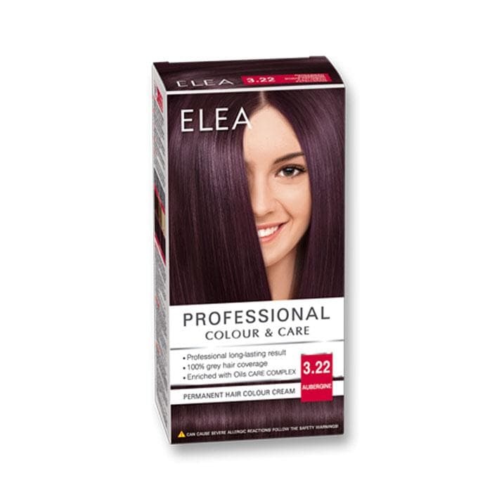 ЕЛЕА БОЯ ЗА КОСА 3.22 ПАТЛАДЖАН / ELEA PROFESSIONAL COLOUR &amp; CARE 3.22 AUBERGINE