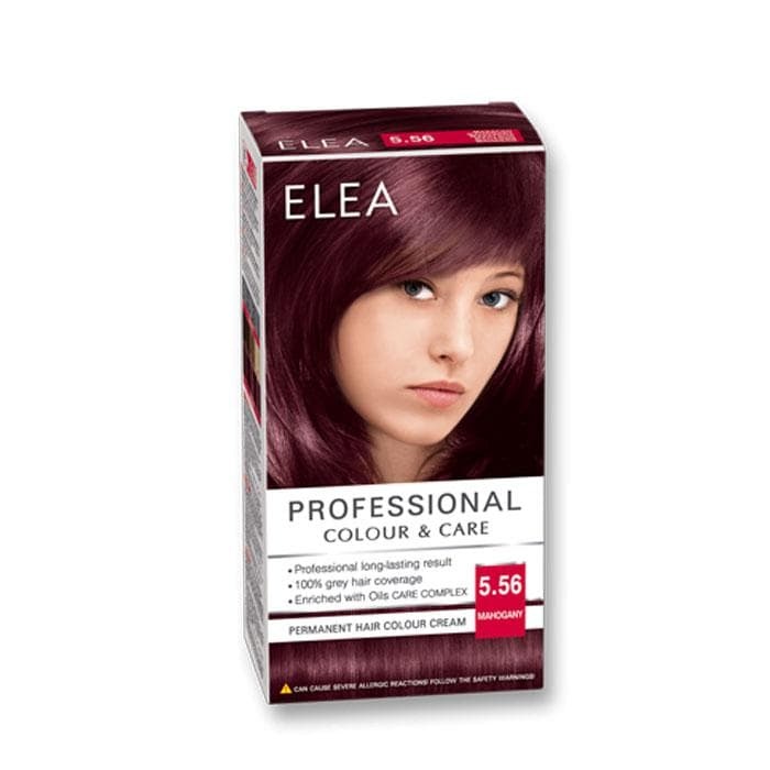 ЕЛЕА БОЯ ЗА КОСА 5.56 МАХАГОН / ELEA PROFESSIONAL COLOUR &amp; CARE 5.56 MAHOGANY