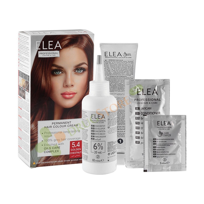 ЕЛЕА БОЯ ЗА КОСА 5.4 ЗЛАТЕН КЕСТЕН / ELEA PROFESSIONAL COLOUR &amp; CARE 5.4 GOLDEN CHESTNUT