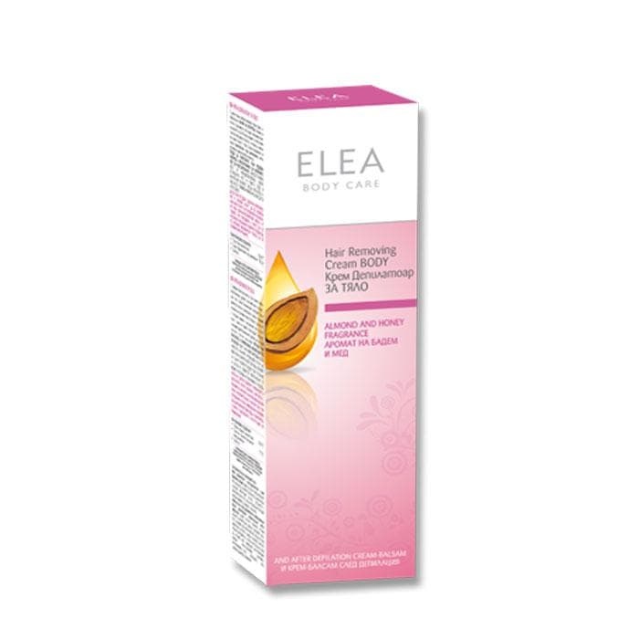 КРЕМ ДЕПИЛАТОАР ЗА ТЯЛО С АРОМАТ НА БАДЕМ И МЕД 135 гр. / ELEA HAIR REMOVING BODY CREAM