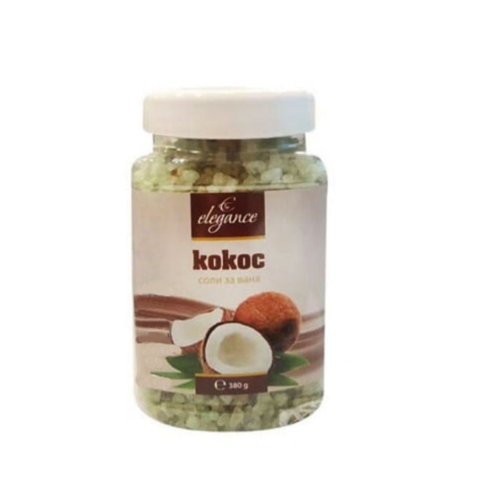 ЕЛЕГАНС СОЛИ ЗА ВАНА КОКОС 380 г / ELEGANCE BATH SALTS COCONUT