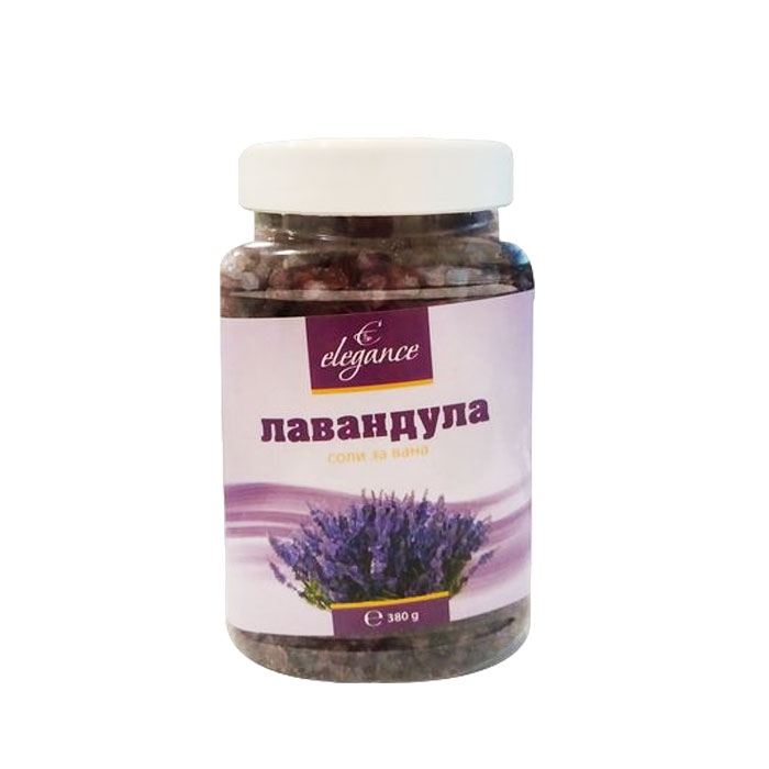 ЕЛЕГАНС СОЛИ ЗА ВАНА ЛАВАНДУЛА 380 г / ELEGANCE BATH SALTS LAVENDER