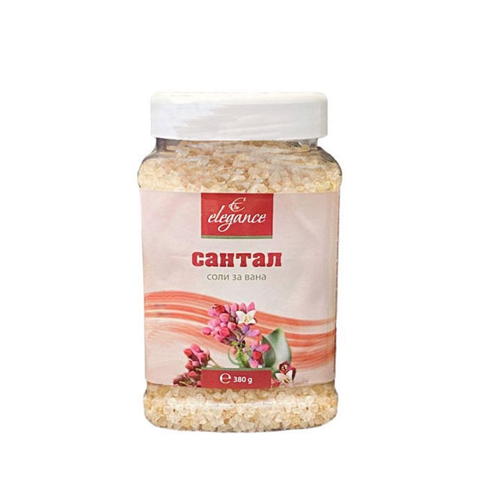 ЕЛЕГАНС СОЛИ ЗА ВАНА САНТАЛ 380 г / ELEGANCE BATH SALTS SANTAL