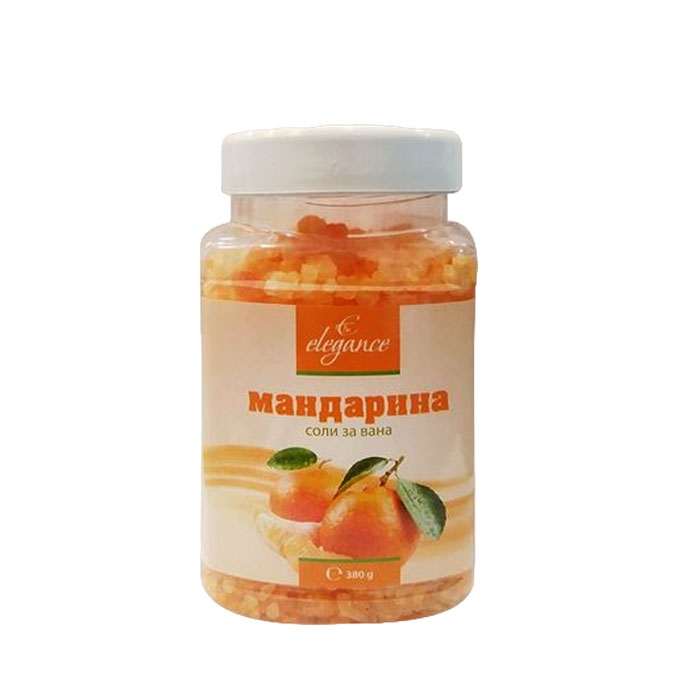ЕЛЕГАНС СОЛИ ЗА ВАНА МАНДАРИНА 380 г / ELEGANCE BATH SALTS TANGERINE