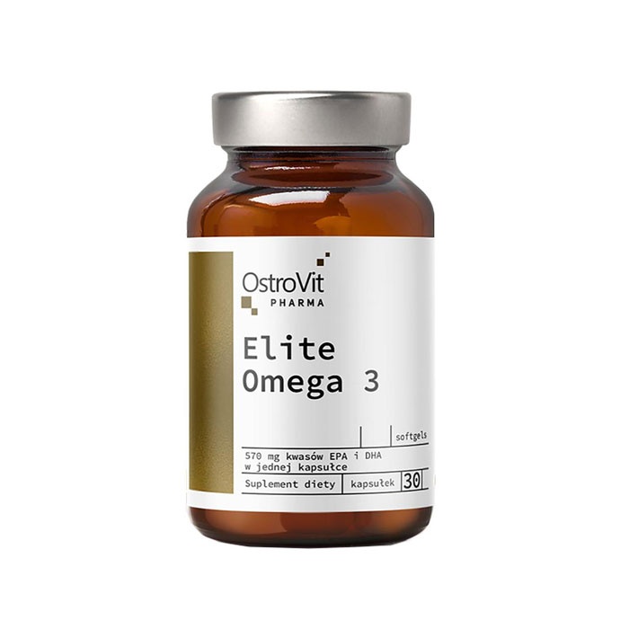 ОСТРОВИТ ЕЛИТ ОМЕГА 3 + ВИТАМИН Е капсули 30 броя / OSTROVIT PHARMA ELITE OMEGA 3 + VITAMIN E