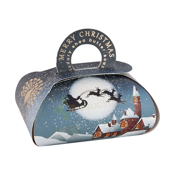 САПУН ИНГЛИШ СОУП KOЛЕДНА ПРИКАЗКА 260 г / ENGLISH SOAP COMPANY WINTER VILLAGE LUXURY GUEST SOAPS