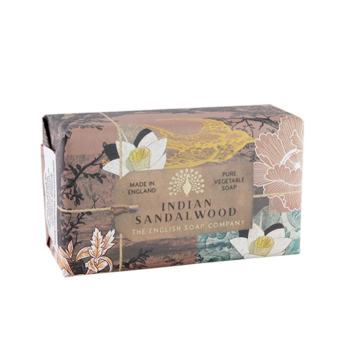 ИНГЛИШ СОУП КАМПЪНИ САПУН СЪС САНДАЛОВО ДЪРВО 190 г / ENGLISH SOAP COMPANY INDIAN SANDALWOOD SOAP 190 g