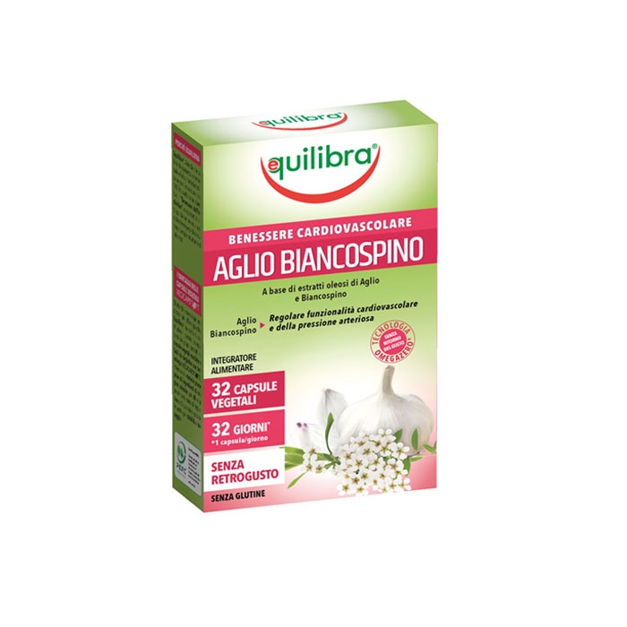 ЕКВИЛИБРА ЧЕСЪН + ГЛОГ капсули 32 броя / EQUILIBRA AGLIO BIANCOSPINO