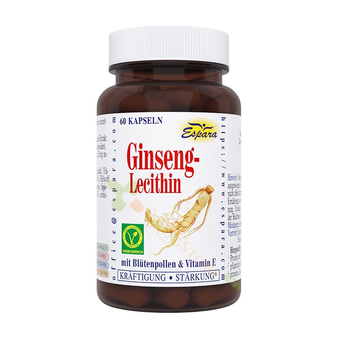 ЖЕН ШЕН / ЛЕЦИТИН капсули 60 броя / ESPARA GINSENG / LECITHIN