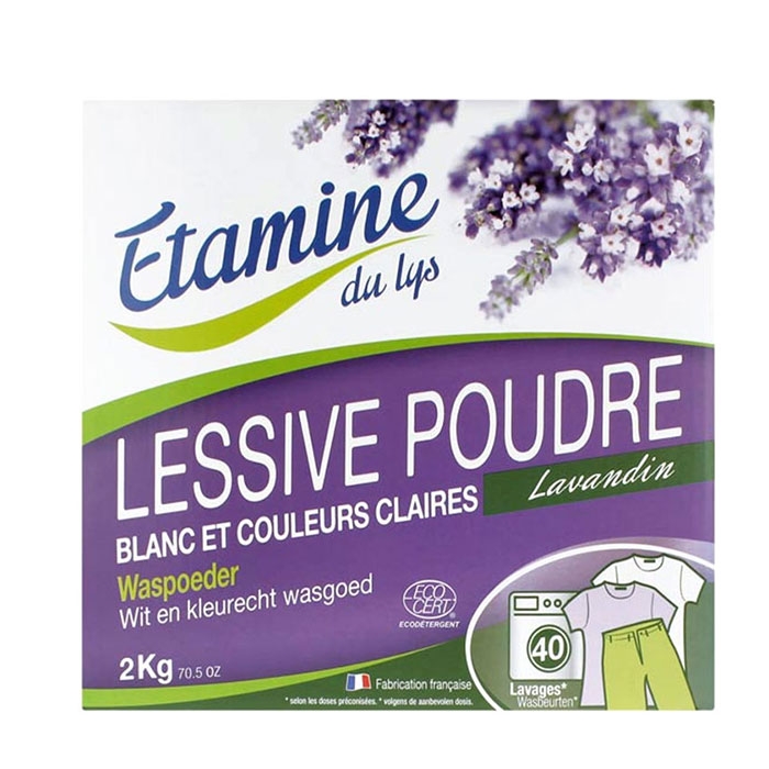 НАТУРАЛЕН ПРАХ ЗА ПРАНЕ 2 кг / ETAMINE DU LYS NATURAL LAUNDRY DETERGENT