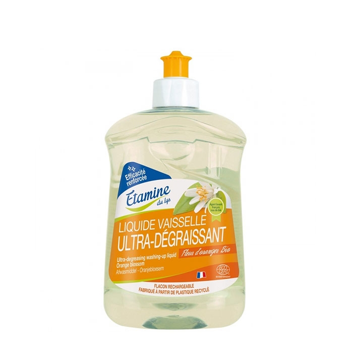 ТЕЧЕН ПРЕПАРАТ ЗА СЪДОВЕ ЦВЯТ ПОРТОКАЛ 500 мл / ETAMINE DU LYS LIQUID DISH CLEANER ORANGE