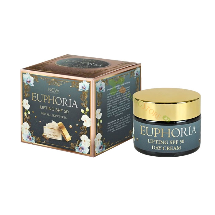ЕУФОРИЯ СЛЪНЦЕЗАЩИТЕН КРЕМ ЗА ЛИЦЕ С ЛИФТИНГ ЕФЕКТ SPF50 40 мл / NOVA COSMETICS EUPHORIA LIFTING FACE CREAM SPF50