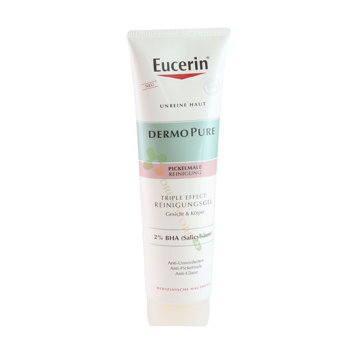 ЕУЦЕРИН DERMOPURE ИЗМИВАЩ ГЕЛ ЗА ЛИЦЕ И ТЯЛО 3 В 1 150 мл / EUCERIN DERMOPURE CLEANSING GEL FOR FACE AND BODY 3 IN 1
