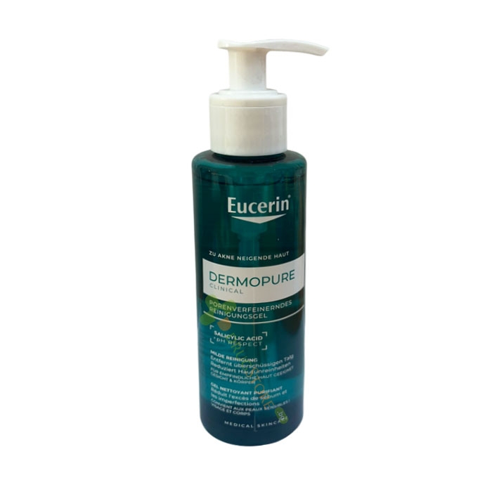ЕУЦЕРИН ДЕРМОПЮР КЛИНИКЪЛ ИЗМИВАЩ ГЕЛ ЗА ЛИЦЕ 200 мл / EUCERIN DERMOPURE CLINICAL CLEANSING GEL