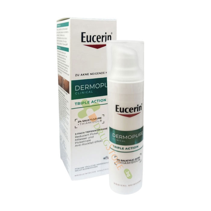 ЕУЦЕРИН ДЕРМОПЮР КЛИНИКЪЛ КОРИГИРАЩ ФЛУИД С ТРОЙНО ДЕЙСТВИЕ 40 мл / EUCERIN DERMOPURE CLINICAL TRIPPLE ACTION CORRECTING FLUID