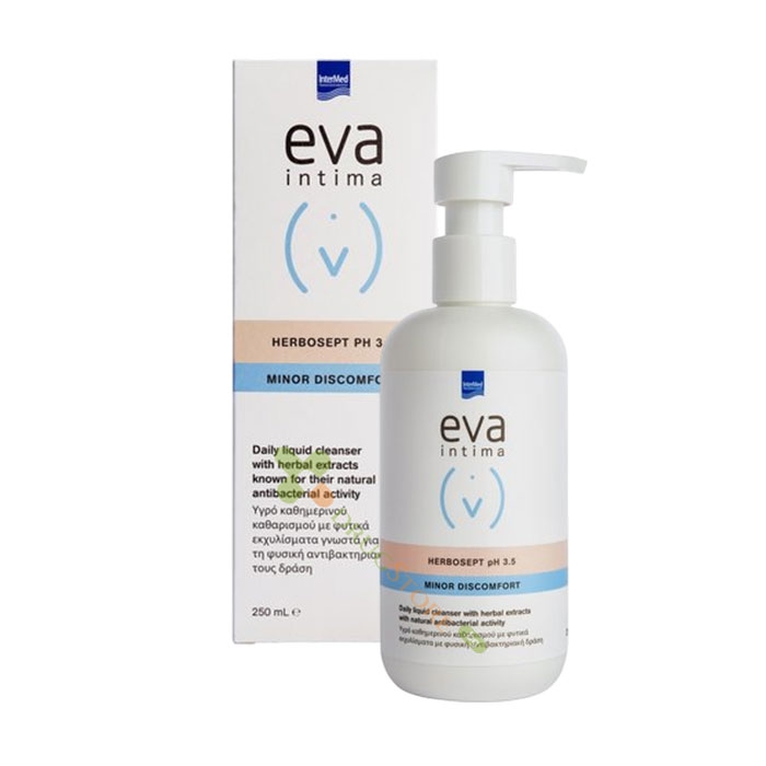 ЕВА ИНТИМА ГЕЛ ХЕРБОСЕПТ PH 3.5 ЛЕК ДИСКОМФОРТ 250 мл / EVA INTIMA HERBOSEPT PH 3.5 MINOR DISCOMFORT