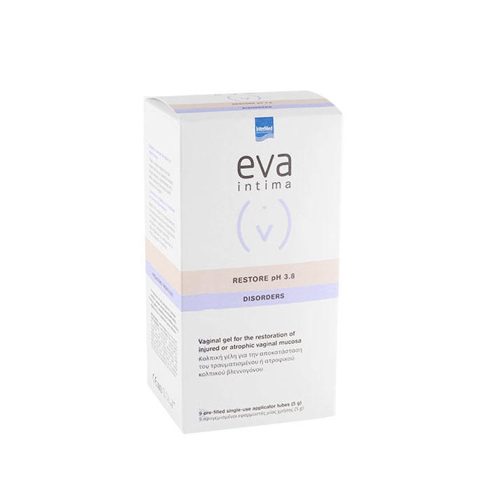 ЕВА ИНТИМА ГЕЛ РЕСТОР pH 3.8 НЕРАЗПОЛОЖЕНИЯ 5 г 9 броя / EVA INTIMA GEL RESTORE pH 3.8 DISORDERS 5 g