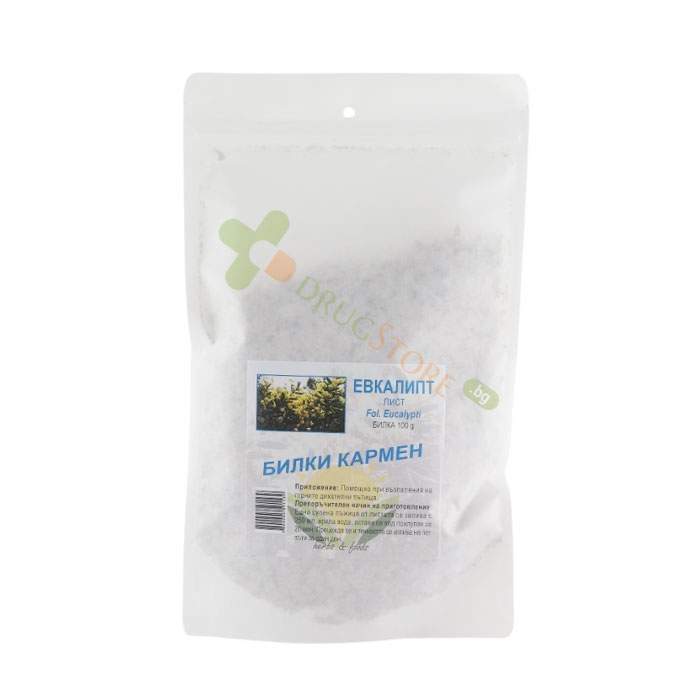 ЕВКАЛИПТ ЛИСТА 100 г БИЛКИ КАРМЕН / BILKI KARMEN EUCALYPTUS LEAVES