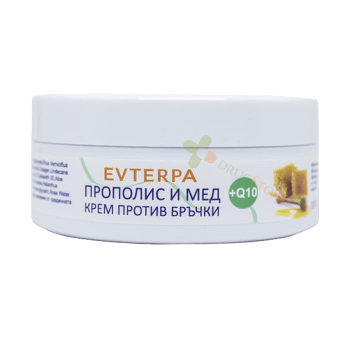 ЕВТЕРПА КРЕМ ПРОТИВ БРЪЧКИ С ПРОПОЛИС И МЕД + Q10 100 мл / EVTERPA WNTI-WRINKLE CREAM WITH PROPOLIS &amp; HONEY + Q10