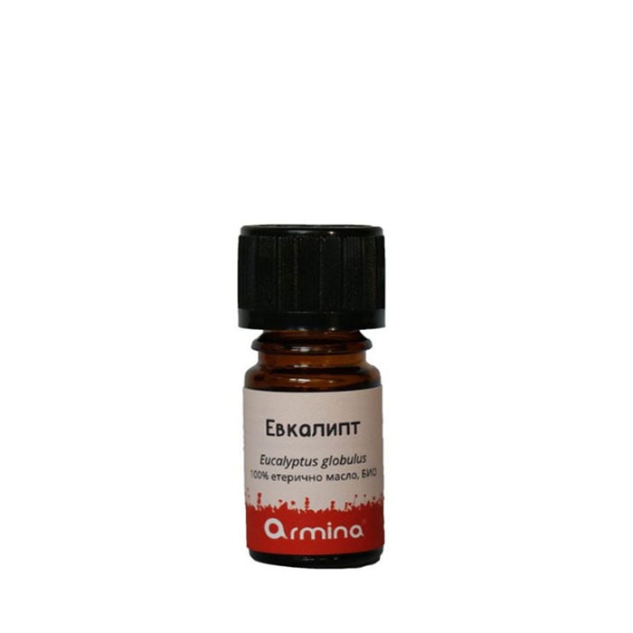 АРМИНА БИО ЕТЕРИЧНО МАСЛО ОТ ЕВКАЛИПТ 10 мл. / ARMINA BIO ESSENTIAL EUCALYPTUS GLOBULUS OIL