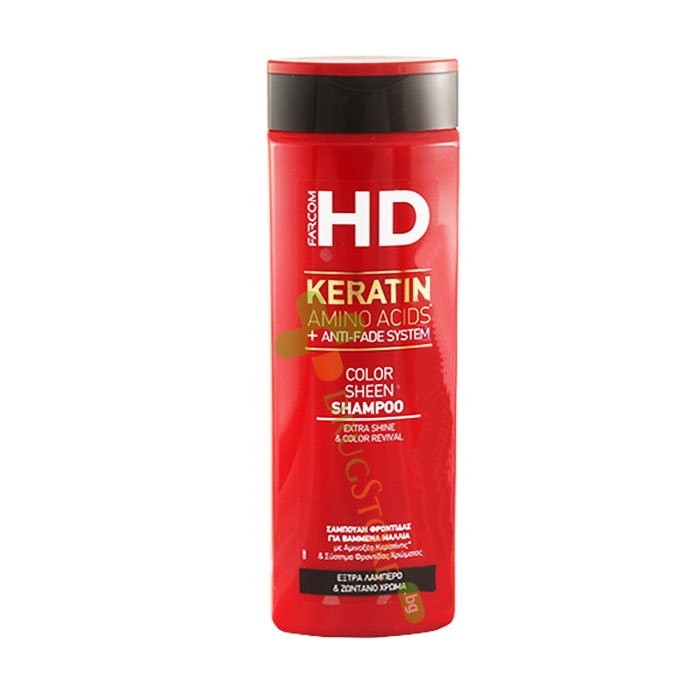 ФАРКОМ HD ШАМПОАН ЗА БОЯДИСАНА И ТРЕТИРАНА КОСА 400 мл / FARCOM HD COLOR SHEEN SHAMPOO