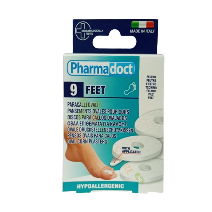 ФАРМАДОКТ ОВАЛНИ ПОДЛОЖКИ ЗА КРАКА ФИЛЦ 9 броя / PHARMADOCT OVAL CORN PLASTERS