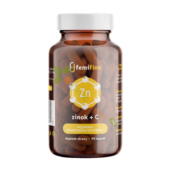 ЦИНК + ВИТАМИН C капсули 90 броя / FEMIFINE ZINC + VITAMIN C