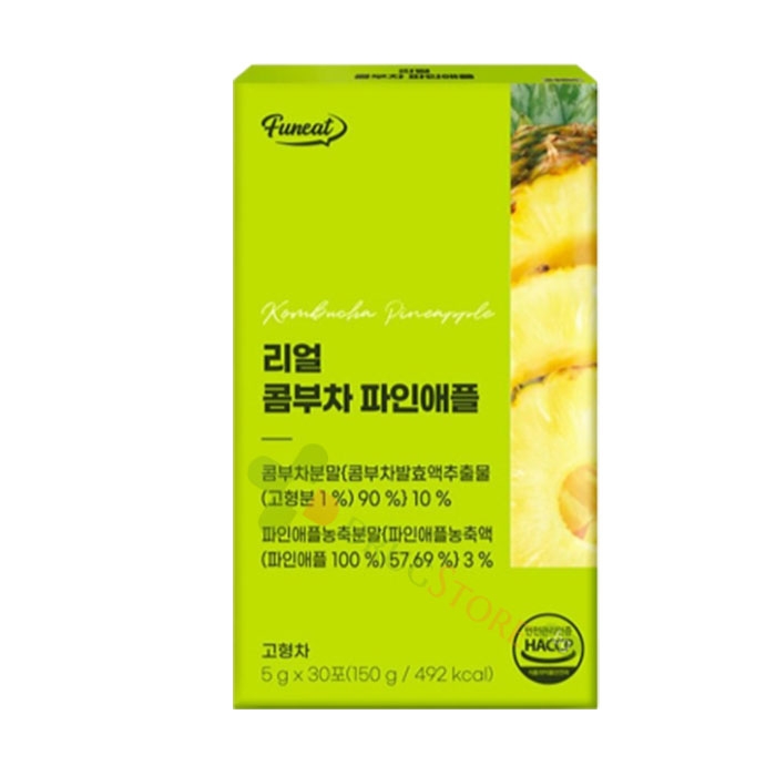 ФЕРМЕНТИРАЛА КОМБУЧА С АНАНАС саше 5 г 30 броя / FUNEAT FERMENTED KOMBUCHA WITH PINEAPPLE sachet