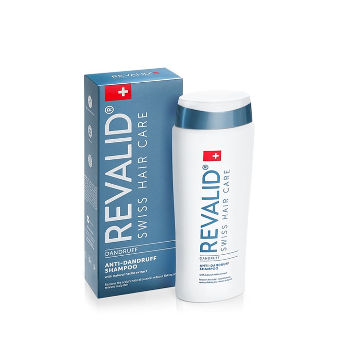РЕВАЛИД ШАМПОАН ПРОТИВ ПЪРХОТ 250 мл. / REVALID SWISS HAIR CARE ANTI-DANDRUFF SHAMPOO