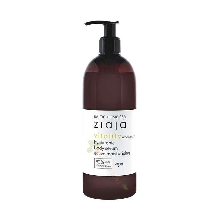 ФИТ СЕРУМ ЗА ТЯЛО ХИДРАТИРАЩ BALTIC HOME SPA 400 мл / ZIAJA BALTIC HOME SPA VITALITY HYALURONIC BODY SERUM ACTIVE MOISTURISING