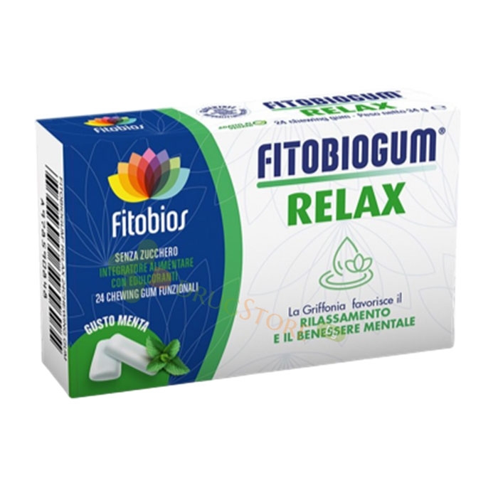 ФИТОБИОГУМ РЕЛАКС дъвки 24 броя / FITOBIOS FITOBIOGUM RELAX
