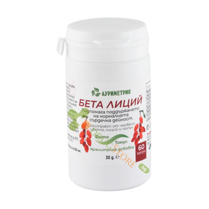 ФИТОТОНУС БЕТА - ЛИЦИЙ капсули 60 броя / AUTIMETRY PHYTOTONUS BETA - LYCIUM