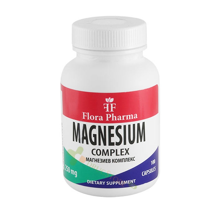 ФЛОРА ФАРМА МАГНЕЗИЕВ КОМПЛЕКС 250 мг капсули 100 броя / FLORA PHARMA MAGNESIUM COMPLEX 250 mg