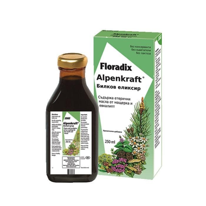 ФЛОРАДИКС АЛПЕНКРАФТ сироп 250 мл. / FLORADIX ALPENKRAFT
