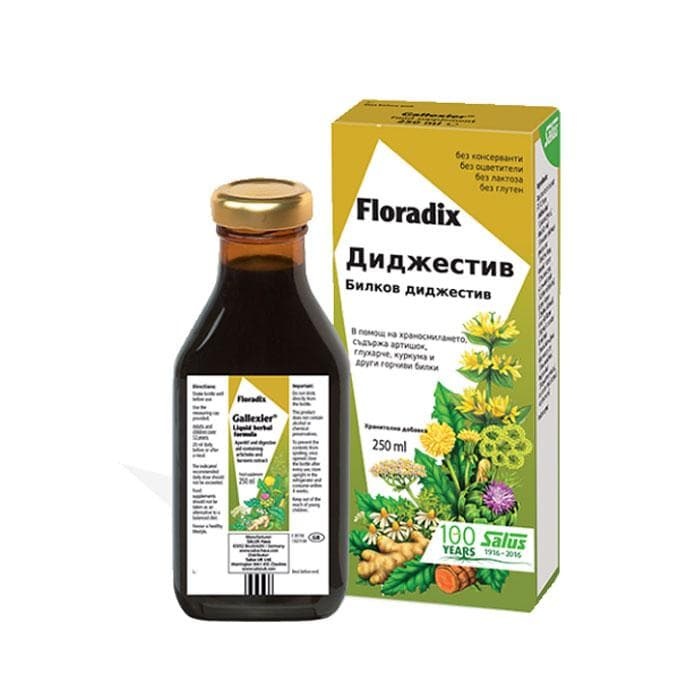 ФЛОРАДИКС ДИДЖЕСТИВ сироп 250 мл. / FLORADIX GALLEXIER SYRUP | Drugstore BG