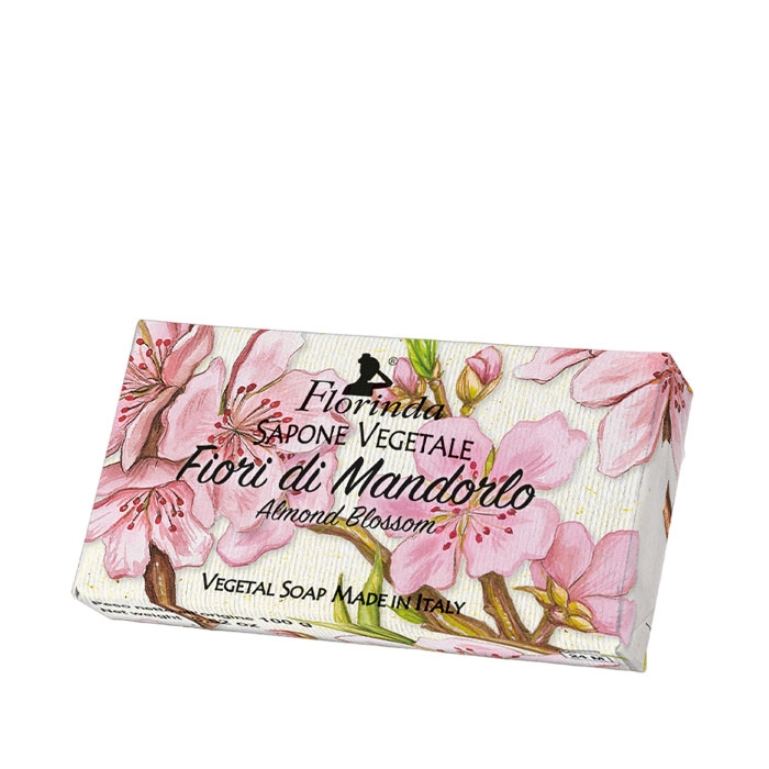 РАСТИТЕЛЕН САПУН ФЛОРИНДА БАДЕМОВ ЦВЯТ 100 г / FLORINDA VEGETAL SOAP FLORINDA ALMOND BLOSSOM