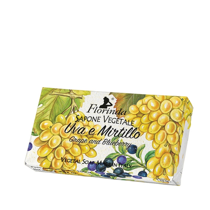 РАСТИТЕЛЕН САПУН ФЛОРИНДА ГРОЗДЕ И БОРОВИНКА 100 г / FLORINDA VEGETAL SOAP FLORINDA GRAPE &amp; BLUEBERRY