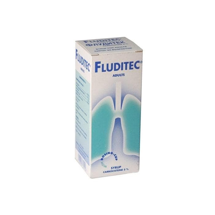ФЛУДИТЕК сироп за възрастни 5% 125 мл / FLUDITEC syrop for adult 5% 125 ml.