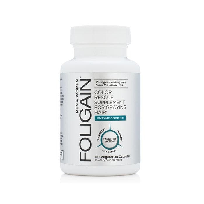 ФОЛИГЕЙН ФОРМУЛА ПРОТИВ КОСОПАД И ПОСИВЯВАНЕ капсули 60 броя / FOLIGAIN ANTIGRAY HAIR FORMULA