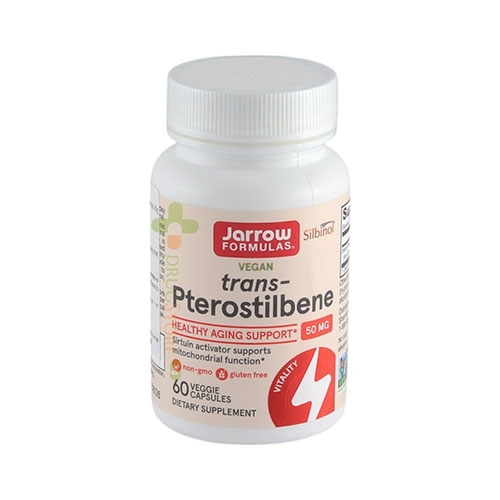 ТРАНС-ПТЕРОСТИЛБЕН капсули 50 мг 60 броя / JARROW FORMULAS TRANS-PTEROSTILBENE (DIMETHYLRESVERATROL)