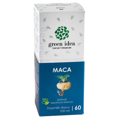 МАКА (КОРЕН) тинктура без алкохол 100 мл / GREEN IDEA MACA ROOT tincture without alcohol