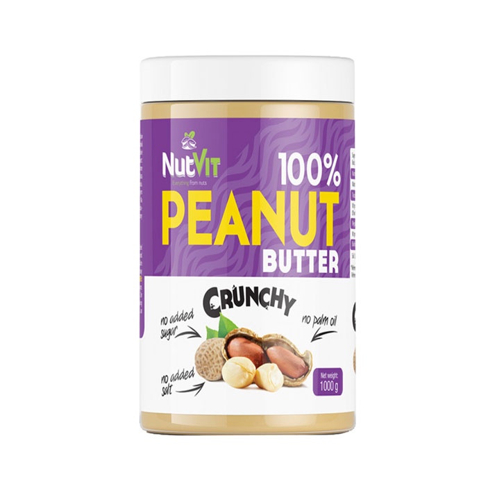 ОСТРОВИТ ФЪСТЪЧЕНО МАСЛО С ПАРЧЕНЦА 1000 гр. / OSTROVIT PEANUT BUTTER CRUNCHY