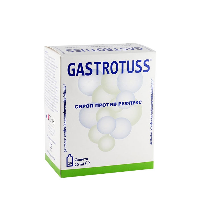 ГАСТРОТУС сироп сашета 20 мл 20 броя / D.M.G.ITALIA GASTROTUSS
